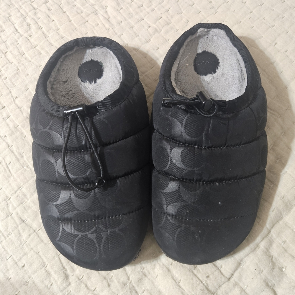 Coach monogrammed Slippers
